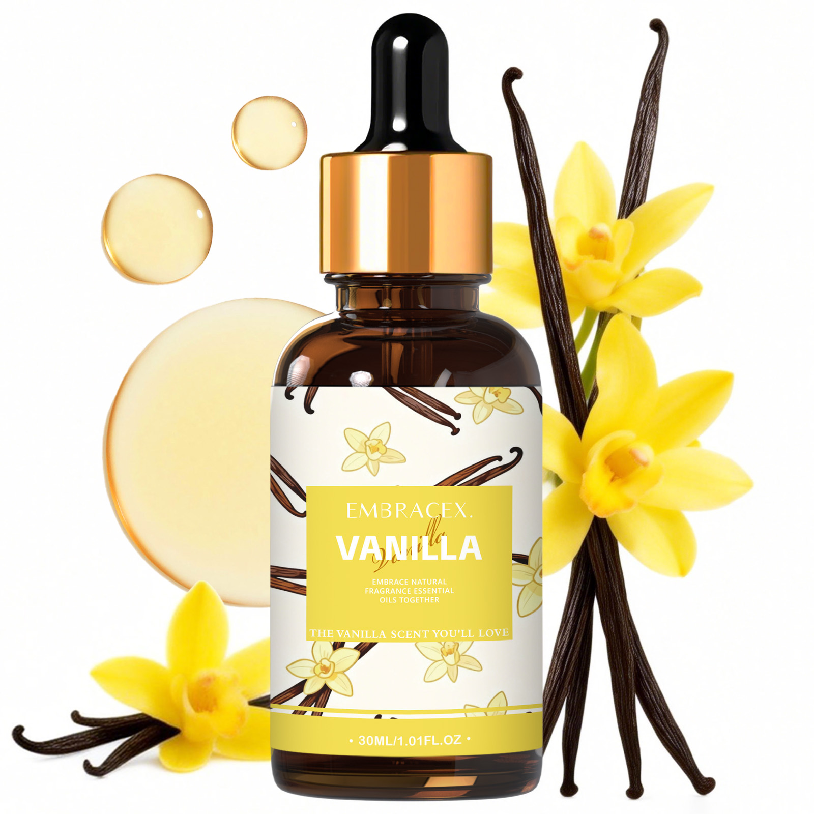 Art Craft Things - 30ml Vanilya Esansiyel Yağı Difüzörler İçin