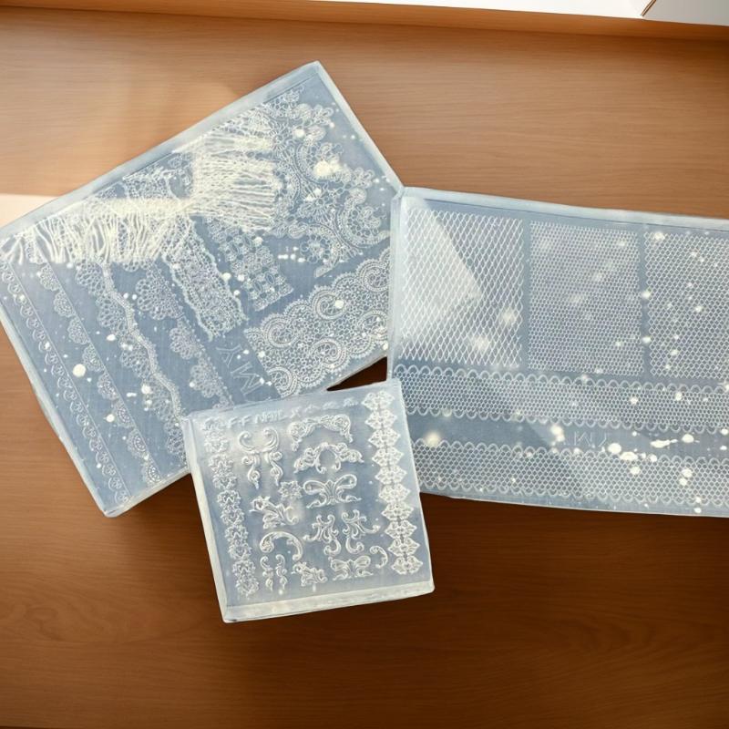 Art Craft Template - 3D Silikon Tırnak Kalıp DIY Kabartma