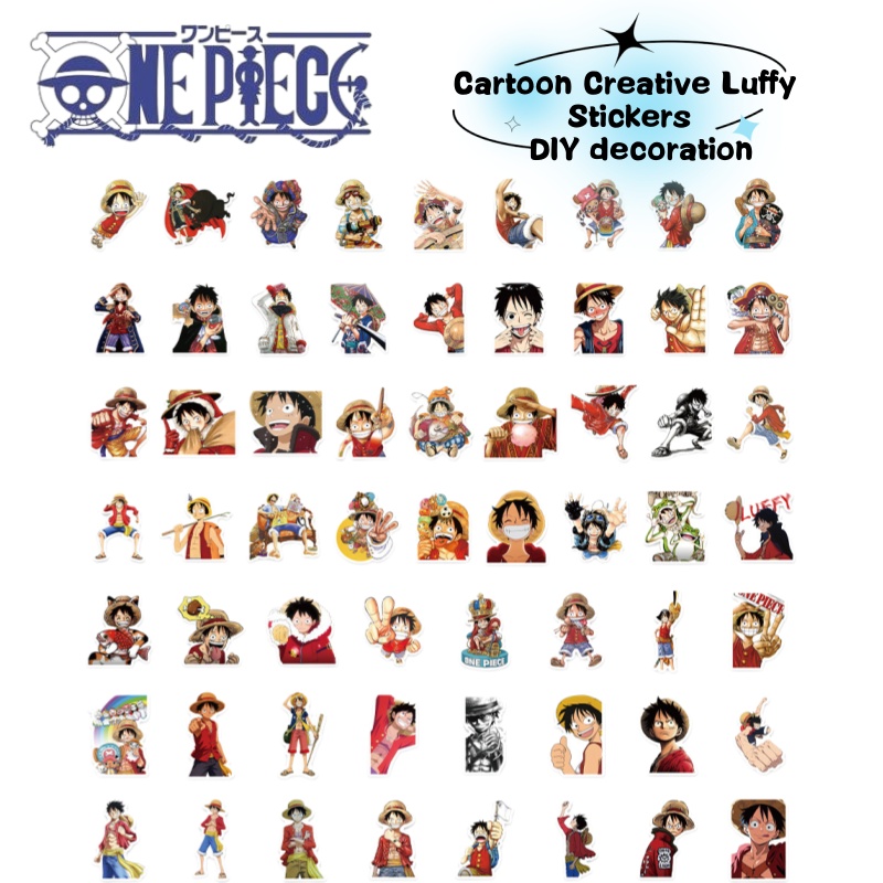 Origami Paper Set - One Piece anime karakteri Luffy çizgi