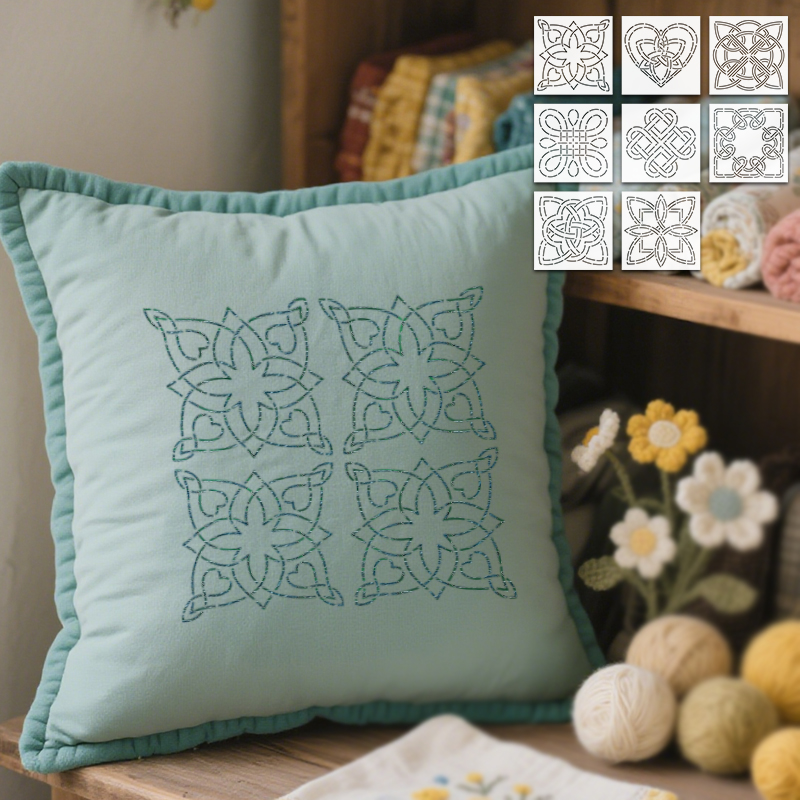 Art Craft Template - YOMDID 8 adet Antik Sembol Desen