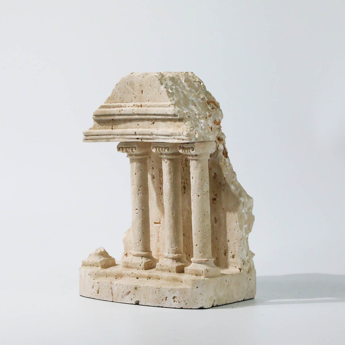 Art Craft Club - Avrupa Doğal Sarı Delikli Mermer İşçiliği