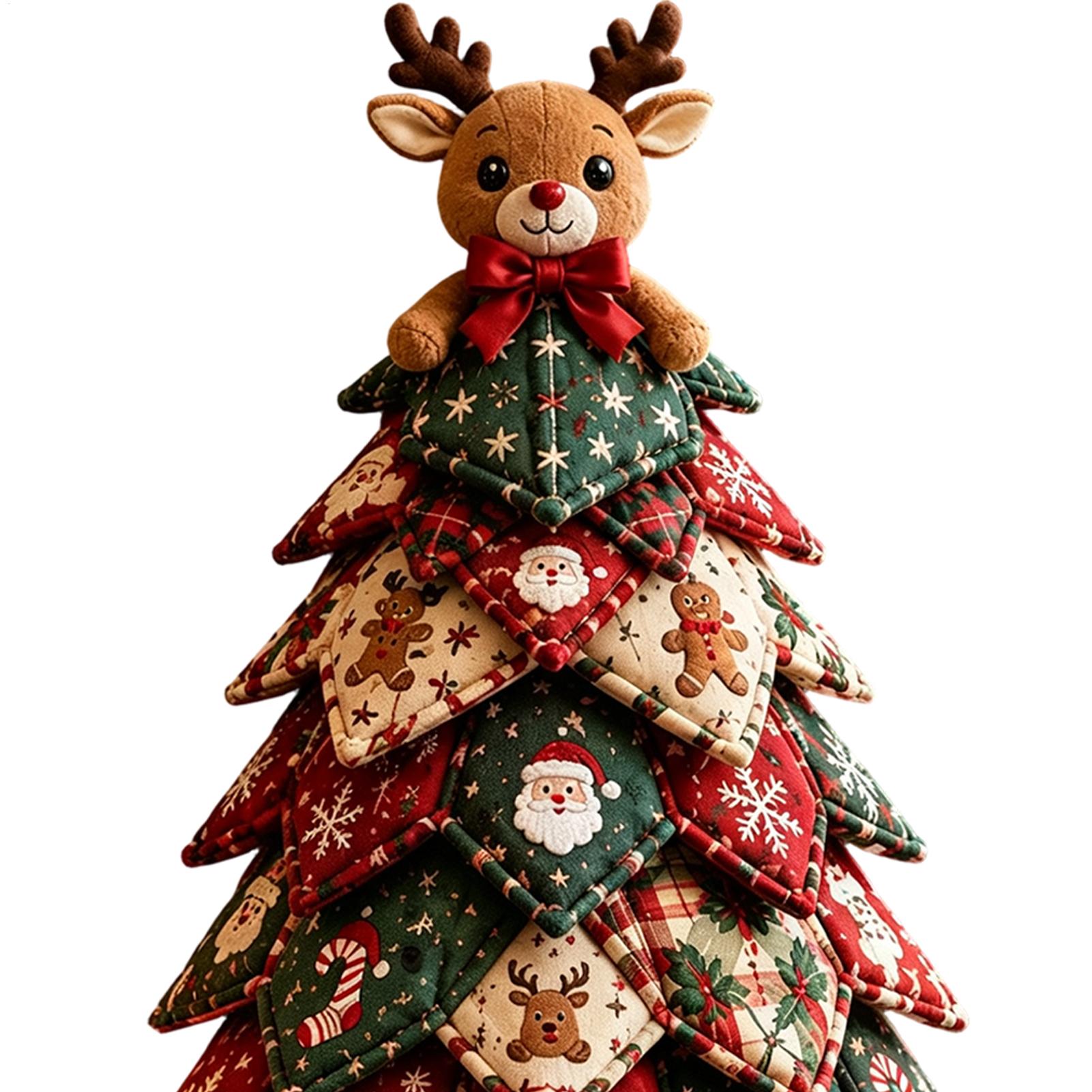 Craft Art Set - Noel Kapitone Kumaş Ağaç Seti 3D