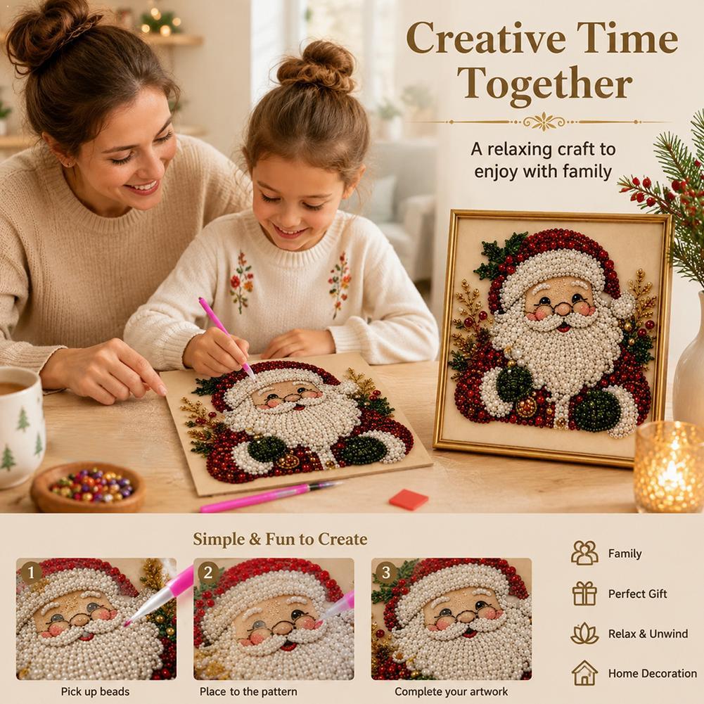 Noel Baba İnci Sanatı DIY Kiti - Art Craft Kits For Adults incelemesi ve fiyatı