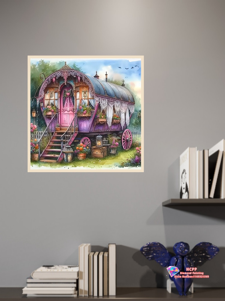 Karavan Manzara Elmas Boyama K - Unique Art Craft incelemesi ve fiyatı