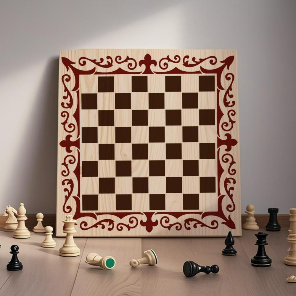 2 adet satranç taşları şablon  - Art Craft Template incelemesi ve fiyatı