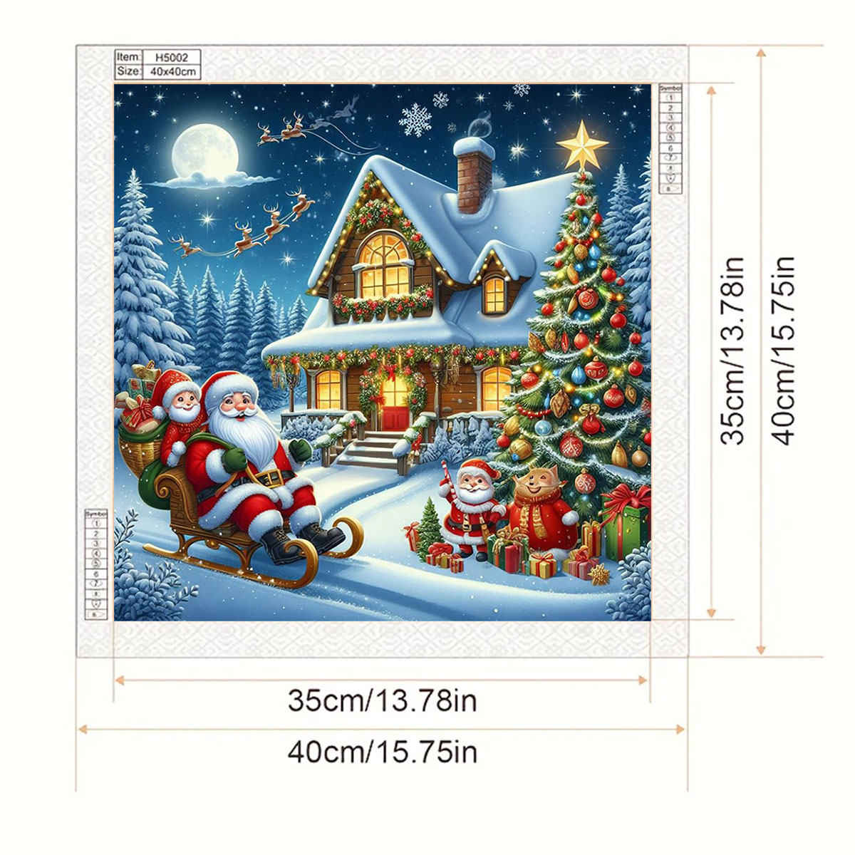 Noel Baba ve Kar Evi Elmas Boy - Art Craft Kits For Adults incelemesi ve fiyatı