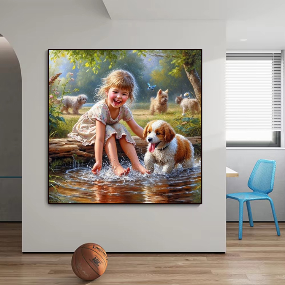 Portre 5D Elmas Boyama Kız Erk - Art Craft Hobbies incelemesi ve fiyatı