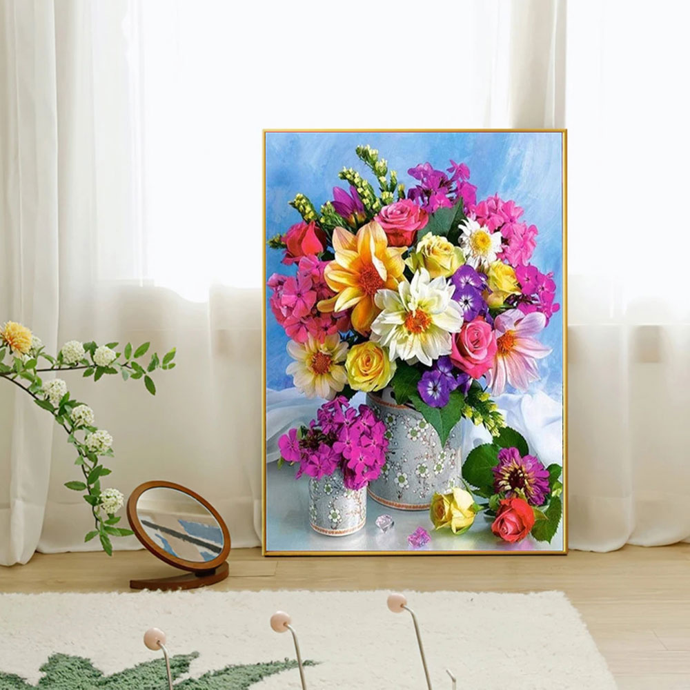 Tam Elmas Mozaik Çiçek 5D Elma - Art Craft Flower incelemesi ve fiyatı