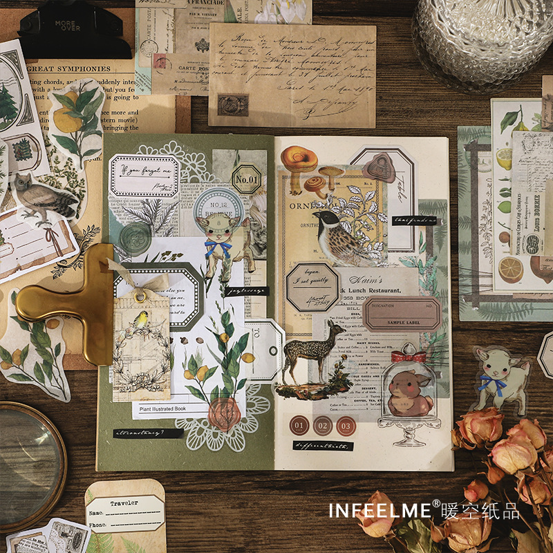 1 paket/260 adet Vintage Edebi - Art Craft Notebook incelemesi ve fiyatı