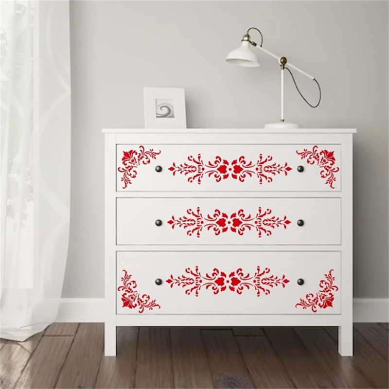 6 adet çiçek köşe şablonları b - Art Craft Template incelemesi ve fiyatı