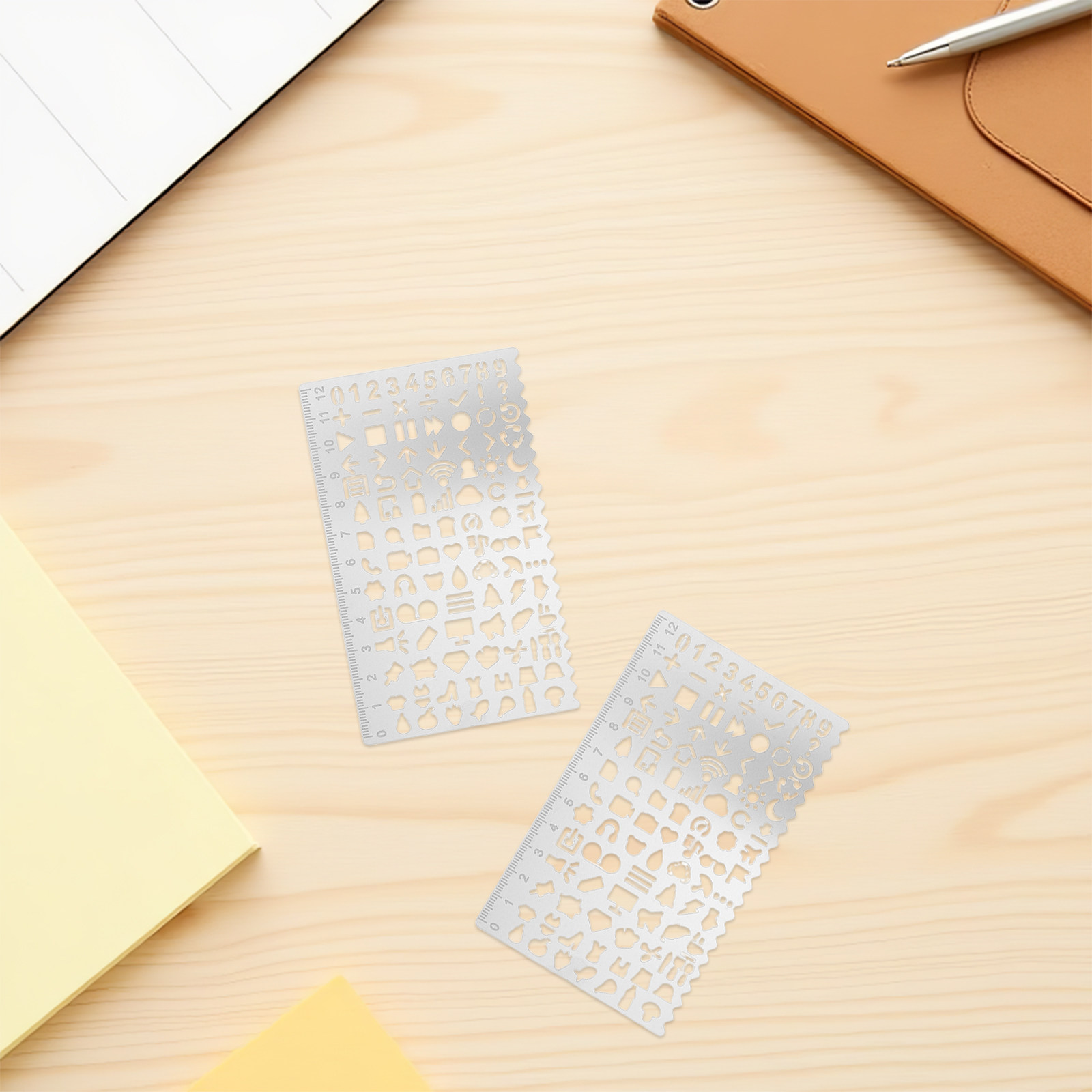 5 Adet Geometrik Şablon Cetvel - Art Craft Template incelemesi ve fiyatı