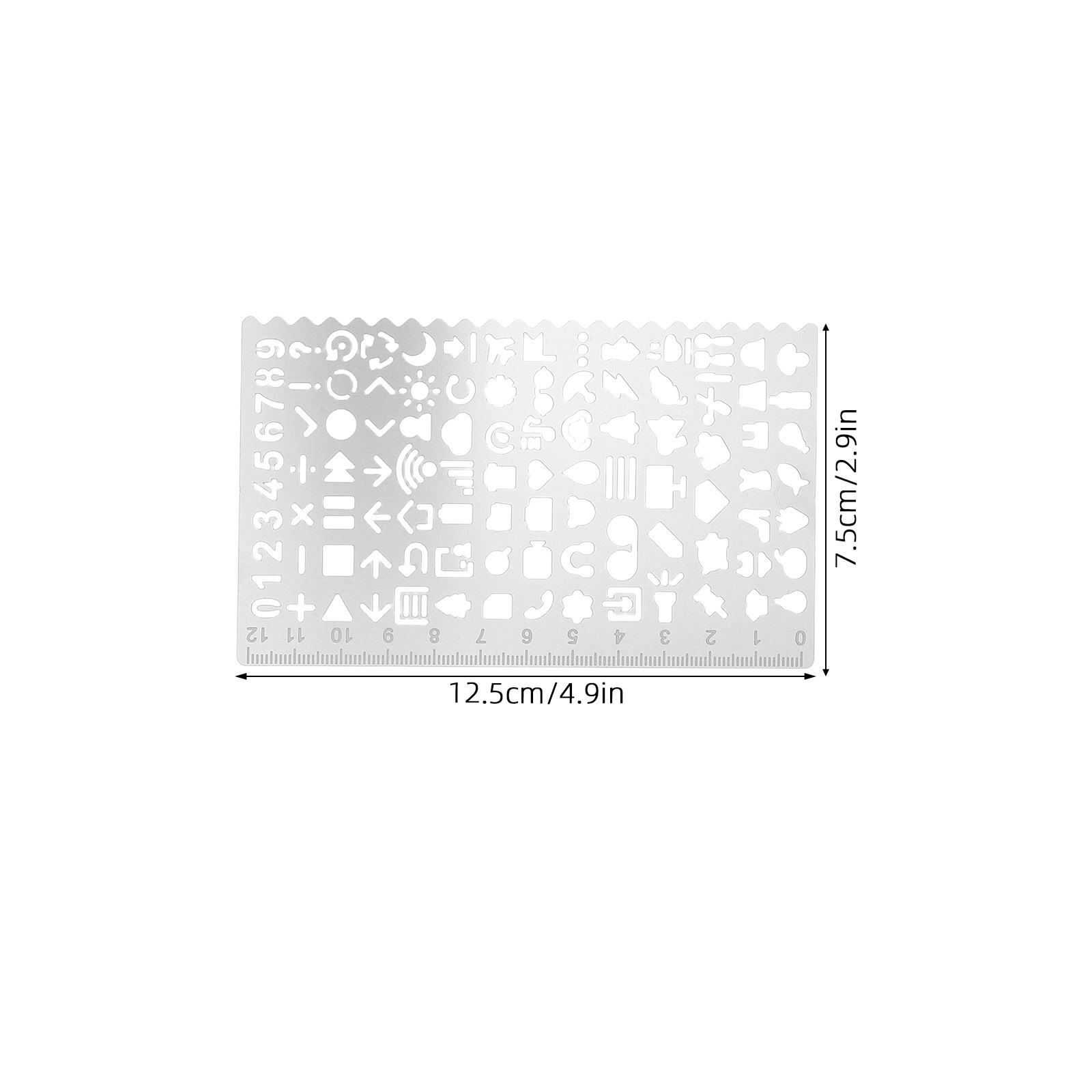 5 Adet Geometrik Şablon Cetvel - Art Craft Template incelemesi ve fiyatı