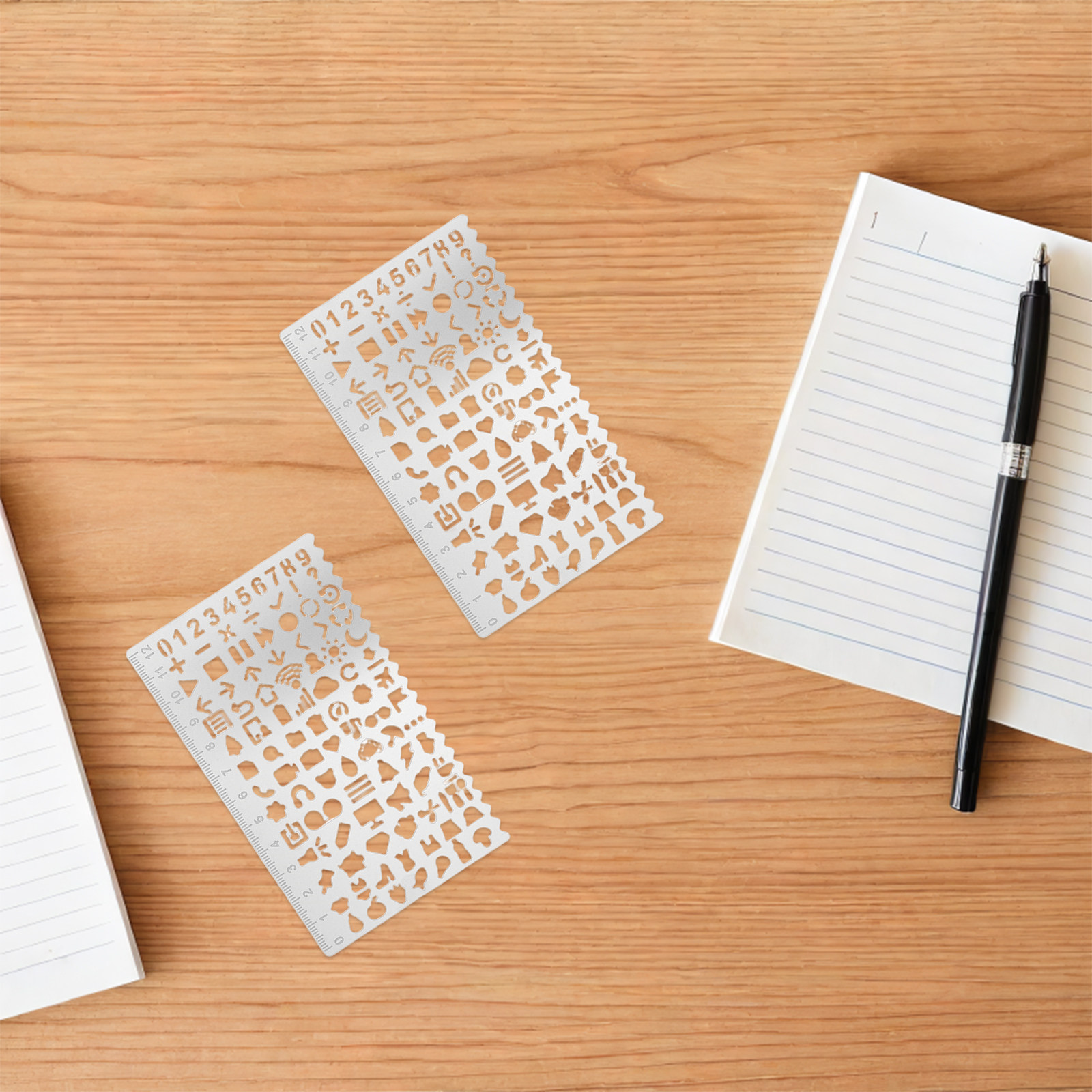 5 Adet Geometrik Şablon Cetvel - Art Craft Template incelemesi ve fiyatı