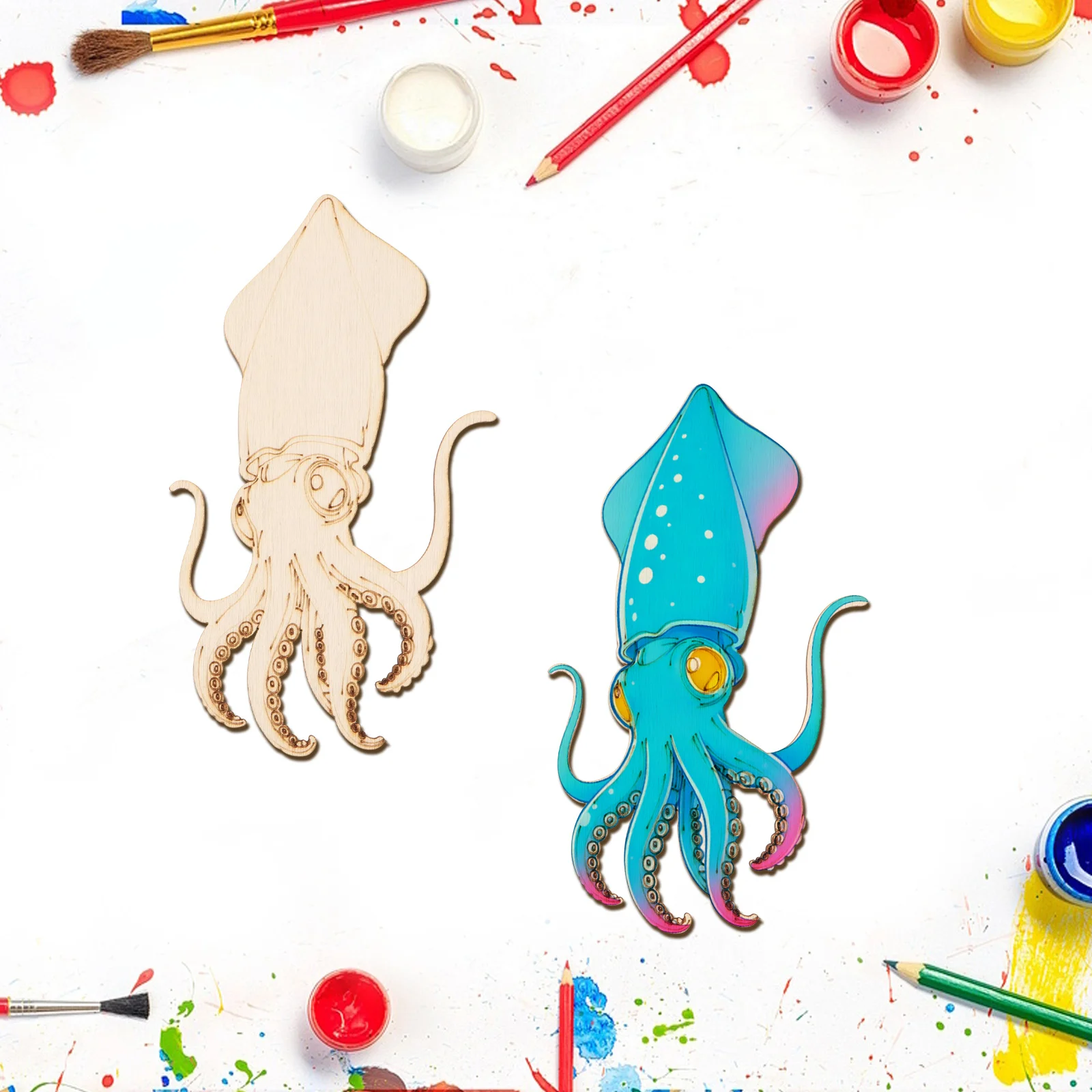 10 adet/takım Bitmemiş Ahşap E - Craft Art Set incelemesi ve fiyatı