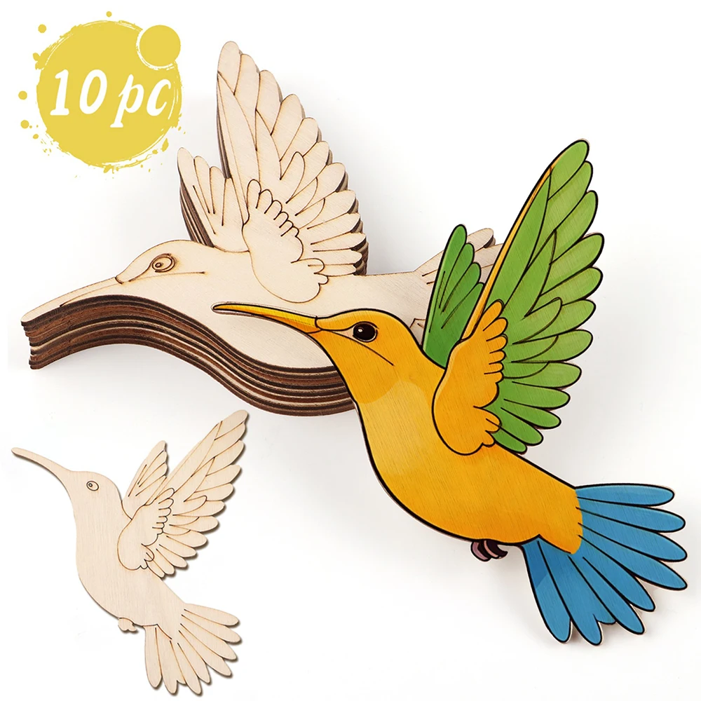 10 adet Bitmemiş Ahşap Hayvan  - Craft Art Set incelemesi ve fiyatı
