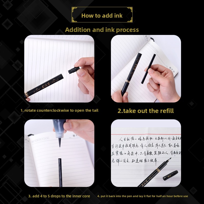 4 adet/takım kaligrafi sanat i - Craft Art Set incelemesi ve fiyatı