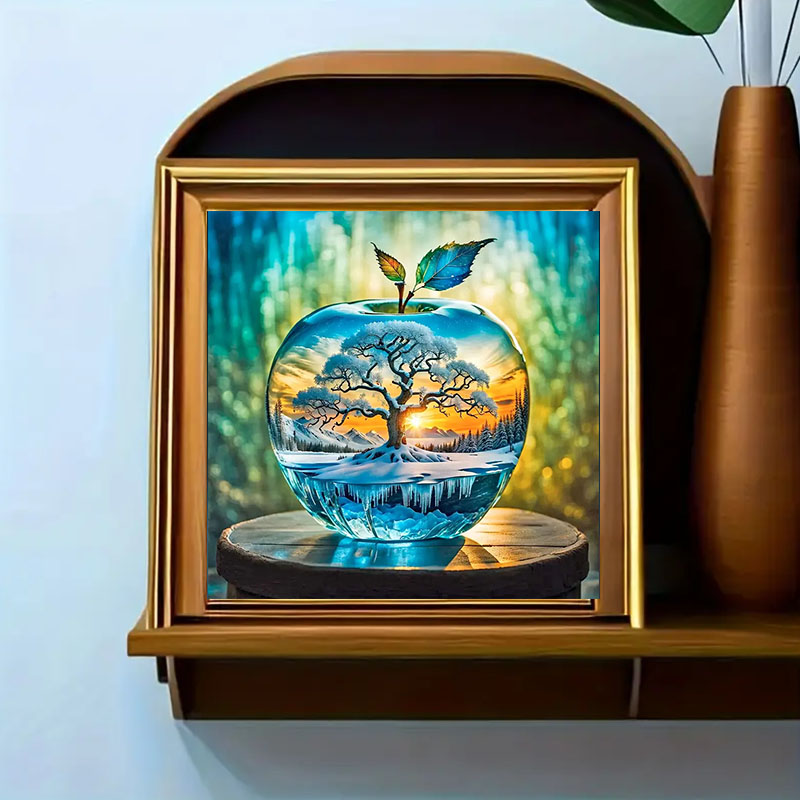 Elma Desenli Elmas Boyama Seti - Art Craft Kits For Adults incelemesi ve fiyatı