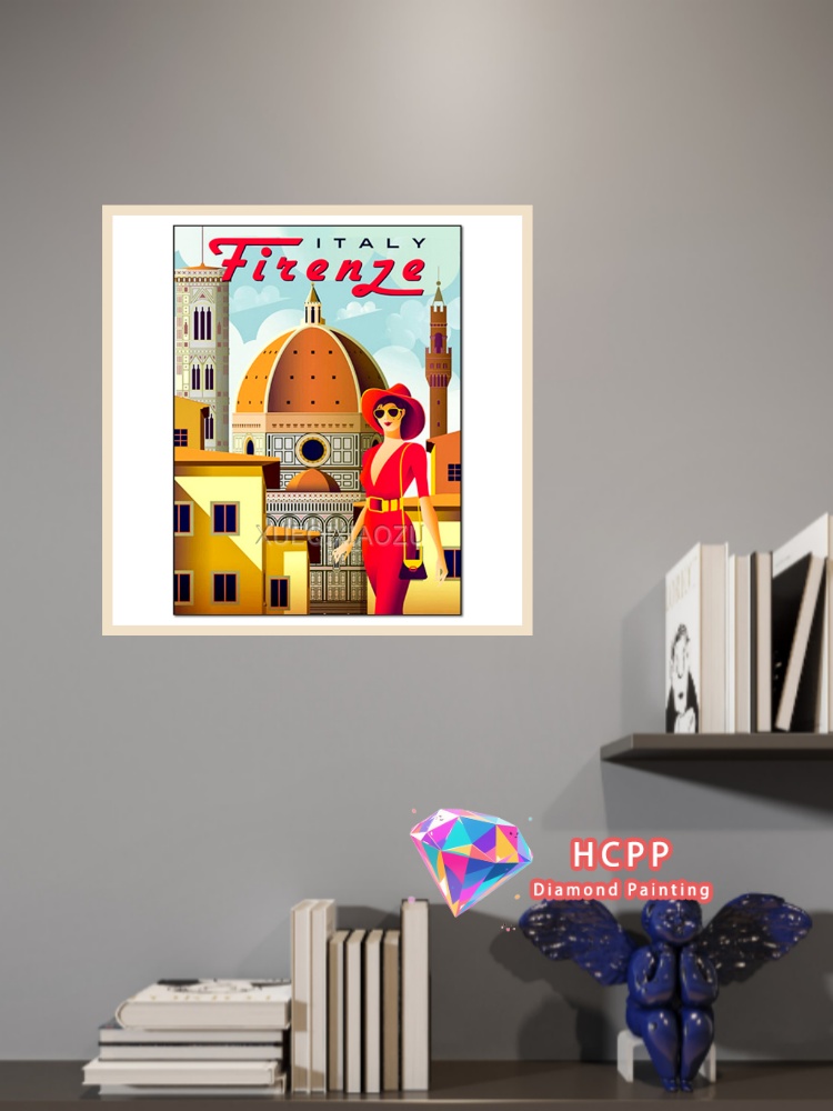 Kentsel Mimari Manzara Elmas B - Unique Art Craft incelemesi ve fiyatı