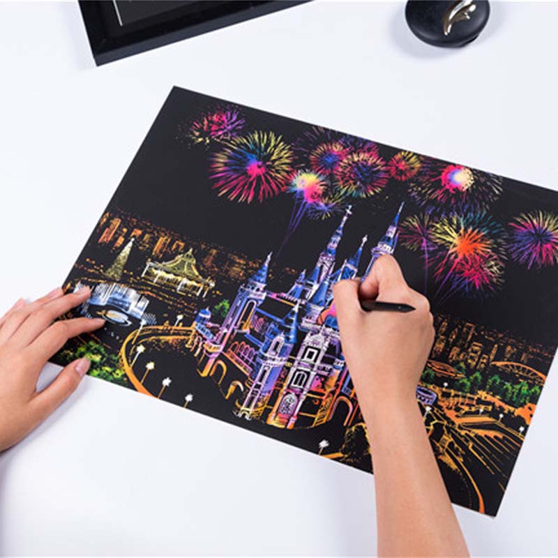 Yeni yaratıcı sihirli Scratch  - Art Craft Notebook incelemesi ve fiyatı