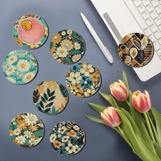 8 Parça DIY Elmas Boyama Sanat - Art Craft Flower incelemesi ve fiyatı