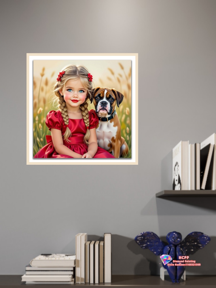 Sevimli kız elmas boyama seti  - Unique Art Craft incelemesi ve fiyatı