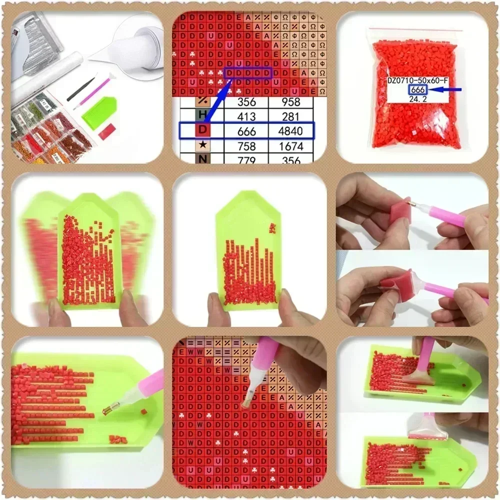 Sevimli kız elmas boyama seti  - Unique Art Craft incelemesi ve fiyatı