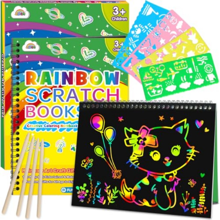 2'li Paket Gökkuşağı Çizim Kağ - Art Craft Notebook incelemesi ve fiyatı